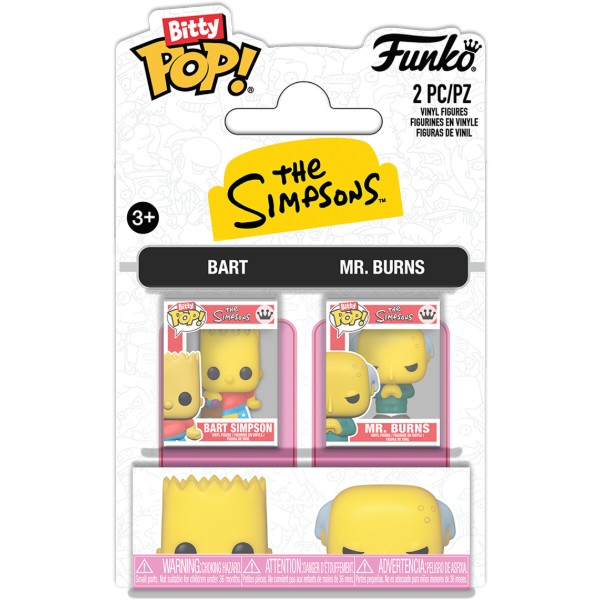 Фото - Набор игровых фигурок FUNKO BITTY POP! серии Симпсоны – БАРТ И МИСТЕР БЁРНС (94216)